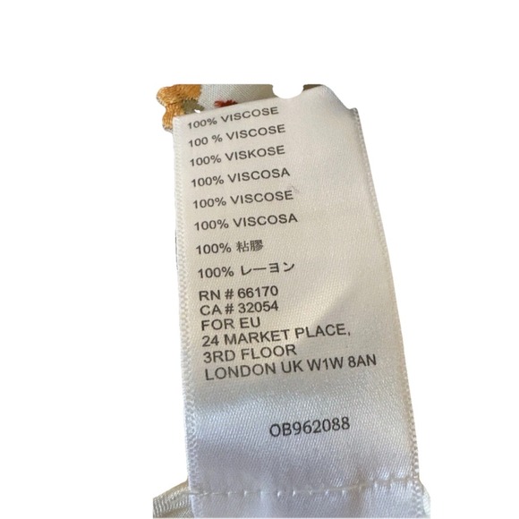 Anthropologie Embroidered Halter Top Sz2 Gatsby Fringe Boho Festival Tank Hippie - Picture 7 of 7